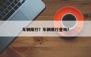 车辆限行？车辆限行查询？