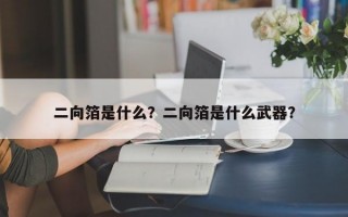 二向箔是什么？二向箔是什么武器？