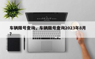 车辆限号查询，车辆限号查询2023年8月？